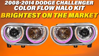 Transform Your 2008-2014 Dodge Challenger with Next-Level UCS2904 LED Flow Series Halos