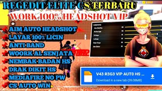 WORK 100%‼️ REGEDIT VIP AUTO HEADSHOT - REGE FF TERBARU COCOK BUAT ISIAN