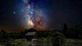 Milky Way at Lake Placid’s John Brown Farm - Astro Timelapse 6K