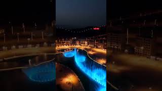 Stunning Night View of Park View City Islamabad with Mesmerizing Dancing Fountain#DancingFountain