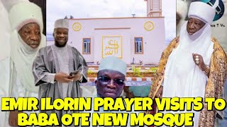 EMIR OF ILORIN MURTADA ILORIN EMIRATE AS-SHEIKH IBRAHIM SULU-GAMBARI VISITS TO BABA OTE NEW MOSQUE