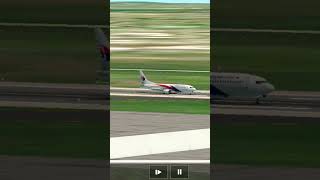 B737-800 Malaysia Airlines #realflighsimulator #shorts