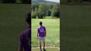 Ricky Wysocki tees off at the disc golf world championships #discgolf