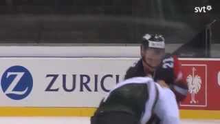 CHL: Tim Traber (Geneve Servette) Fight!