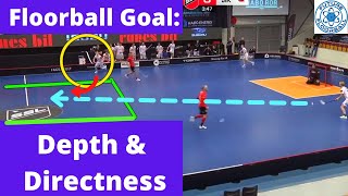 SSL Floorball Goal Analysis: Depth & Directness - Jönköping V Fagerhult