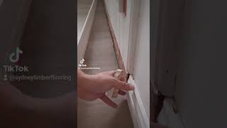 skirting board install