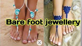 Barefoot jewelry/anklet/anklet payal design/foot jewellery