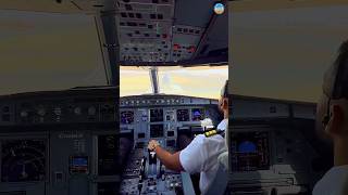 Airbus A320's Epic Approach & Touchdown #a320 #cockpitview #aircraftlanding #aviation #pilotlife