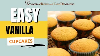 Easy Vanilla Cupcakes