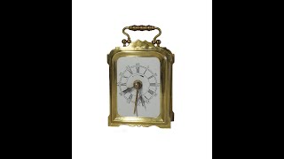 Antique 19th Century Brass Alarm Carriage Clock by JAPY FRÈRES #AntiqueClocksDepot