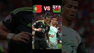 Portugal X Wales | Cristiano Ronaldo vs Bale | Euro2016 😍💥 #viralshort #ronaldo #shorts