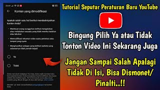 Konten Yang di Modifikasi Atau Tidak, Simak Video Ini..!!