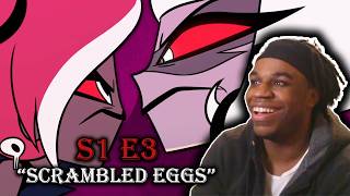 "Scrambled Eggs" - S1: E3 | Hazbin Hotel | WATCH ALONG CREW REACTION