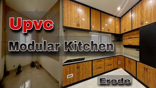 Fully Modular Kitchen in uPvc at Erode - Tamil - Raba - Coimbatore