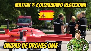 Militar ® Colombiano Reaccion a la UME escuela DE DRONES