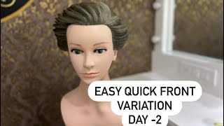 Day -2 Front Variation, bridal hairstyle , #hairstyle  #bridal #hairfrontvariation #goviral #bride