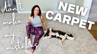 Home Project and House Tour! What I learned replacing CARPET!