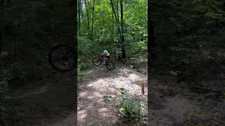 Jump in the woods