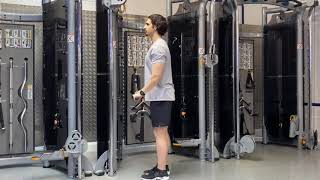 Straight Bar Tricep Press-Down