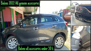 BALENO 2022 AFTER MARKET GENUINE ACCESSORIES BALENO 2022 KI GENUINE ACCESSORIES UNDER 30 THOUSANDS