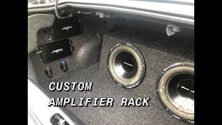 Re-Installing TWO 12 INCH SUBS in Chevy Cobalt (With Custom Amplifier Rack)