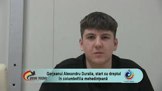 Gorjeanul Alexandru Duralia, start cu dreptul în columbofilia mehedinteana