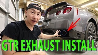 GTR Exhaust Installation