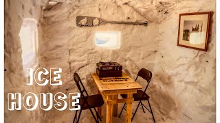 I built this home completely out of snow-it’s so cozy!