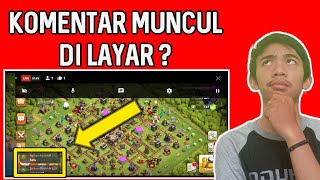 Cara Menampilkan Komentar Di Layar Streaming Youtube Untuk Game