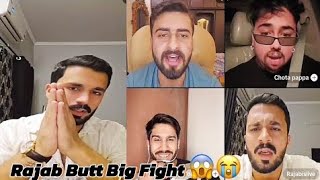 Rajab Butt Big Fight 😱😭 || Galian Chal Gaye Live Pay 😫 || Haider Shah Fight 😱