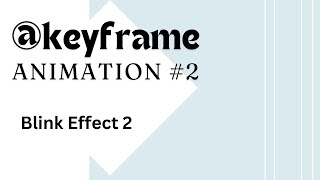 KEYFRAME ANIMATION #2