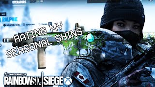 Showing Off and Rating All My Seasonal Weapon Skin Collection - Rainbow Six Siege (Neon Dawn)