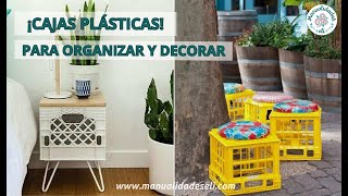 ¡Cajas Plásticas! Organiza y Decora Sin Gastar Una Fortuna