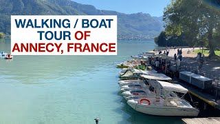 Boat Tour of Lake Annecy in France