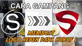 Tutorial membuat logo keren dari huruf S