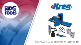 Kreg Pocket-Hole Jig Kit 720PRO KPHJ720PRO-INT (RDG TOOLS)