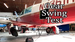 Mooney M20J 201 Gear Swing and Emergency Retraction Test