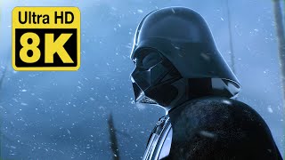 Star Wars The Force Unleashed II | Snow TV 8K  (Remastered with Neural Network AI)