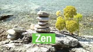 Zen Stone Balancing, Meditation Music For Healing And Positive Energy