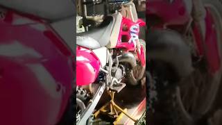 Honda CR 125 1992 🇯🇵 2Stroke Engine Sound #honda #cross #cr125 #shorts