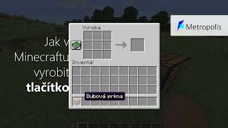 |Minecraft| - Jak vyrobit tlačítko