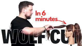 SURPRISE 6 Minute WOLF CUT Tutorial 2024