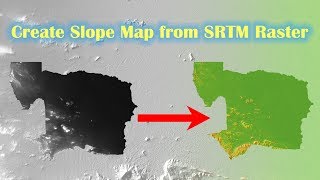 Create Slope and Hillshade Map for Digital Elevation Model (SRTM Raster Data) in ArcGIS 10.xx