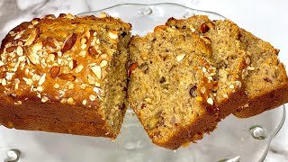 Banana Nut Bread Recipe | How to Make Banana Bread