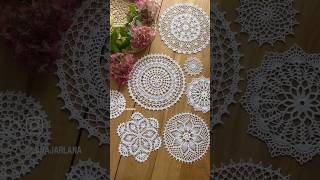 Белоснежные облачка💭 #crochet #doily #doilycrochet #салфеткакрючком #вязаниекрючком #салфетки