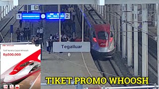 RESMI..!! 300 RIBU Tiket Promo WHOOSH Kereta Cepat Jakarta Bandung