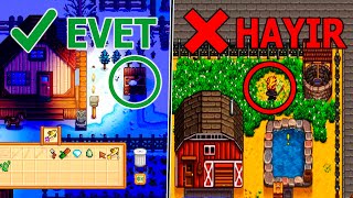 STARDEW VALLEY'DE (ASLA) YAPMAMANIZ GEREKEN 10 ŞEY ⚠️