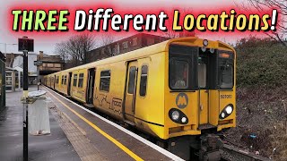 3 Different locations of Merseyrail Trains action!