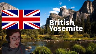 British guy reacts to Yosemite National Park. Grab a cup of tea lol #react