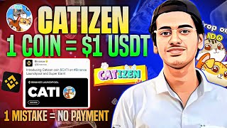 Catizen Airdrop - Catizen level up trick - Upcoming Binance Launchpool Catizen - Unlimited Catizen 🔥